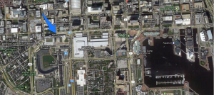 Pratt at Eutaw Google Map Image