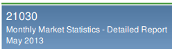 21030 May 2013 Market Stats