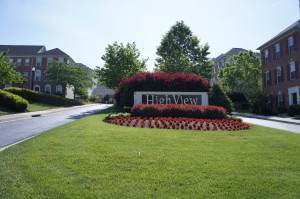 High View at Hunt Valley Sign